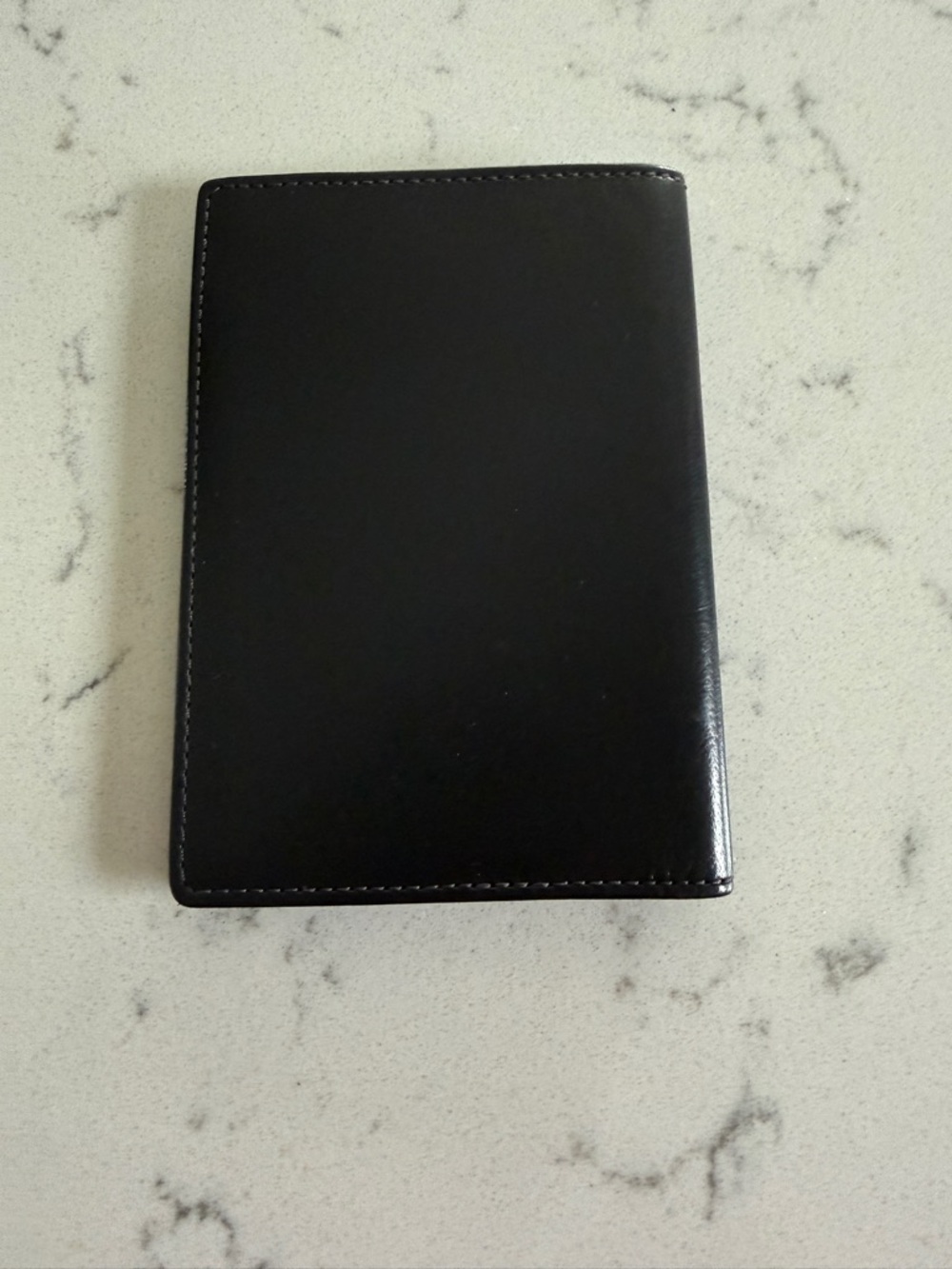 Coach Black Leather Travel Wallet Passport Cover - Picture 2 of 6